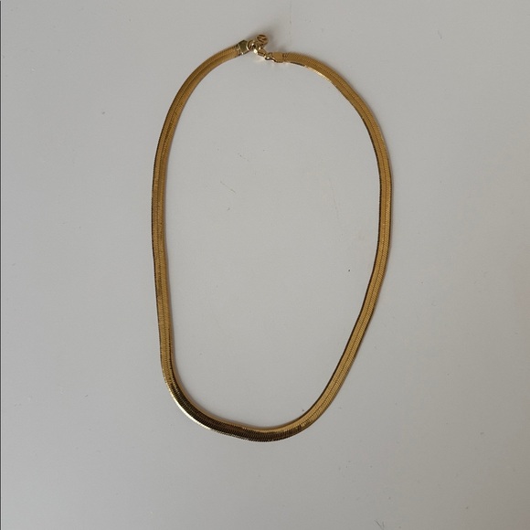 Mejuri Gold Bold Herringbone Chain Necklace